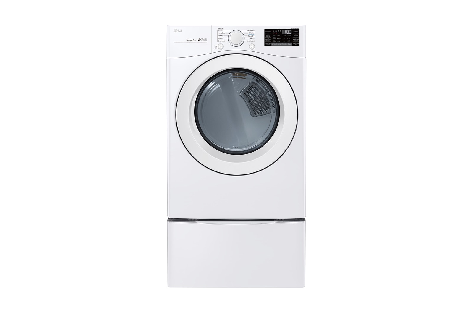 LG 7.4 cu. ft. Ultra Large Capacity Smart Wi-Fi Enabled Electric Dryer, DLE3090W