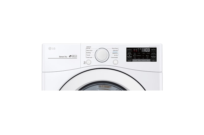 LG 7.4 cu. ft. Ultra Large Capacity Smart Wi-Fi Enabled Electric Dryer, DLE3090W