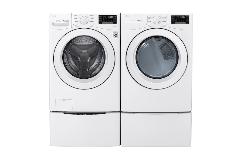 LG 7.4 cu. ft. Ultra Large Capacity Smart Wi-Fi Enabled Electric Dryer, DLE3090W