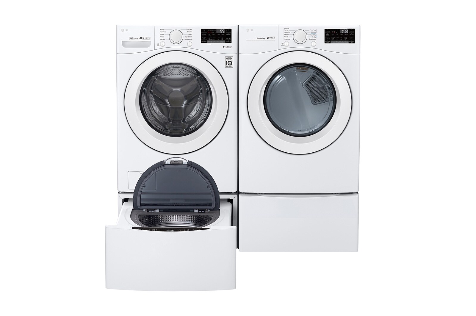 LG 7.4 cu. ft. Ultra Large Capacity Smart Wi-Fi Enabled Electric Dryer, DLE3090W