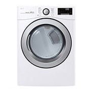 Front view of 7.4 cu. ft. Ultra Large Capacity Smart Wi-Fi Enabled Electric Dryer DLE3500W