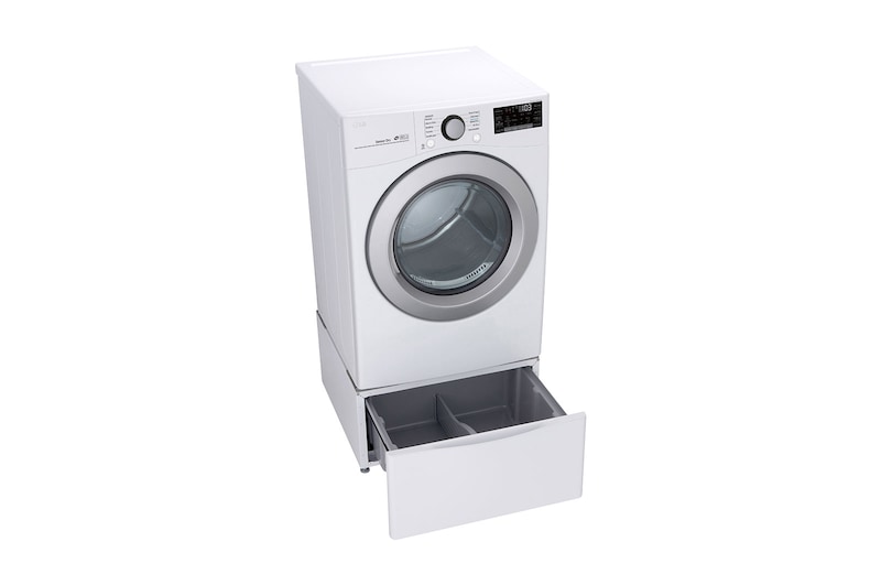 LG 7.4 cu. ft. Ultra Large Capacity Smart Wi-Fi Enabled Electric Dryer, DLE3500W