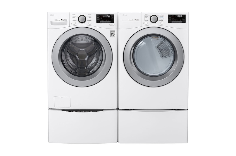LG 7.4 cu. ft. Ultra Large Capacity Smart Wi-Fi Enabled Electric Dryer, DLE3500W