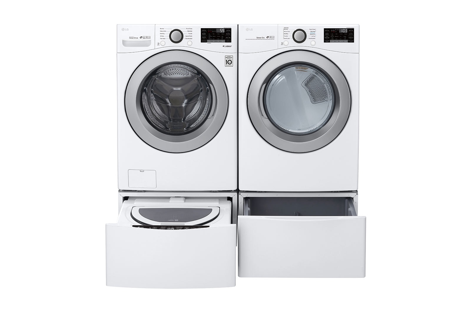 LG 7.4 cu. ft. Ultra Large Capacity Smart Wi-Fi Enabled Electric Dryer, DLE3500W