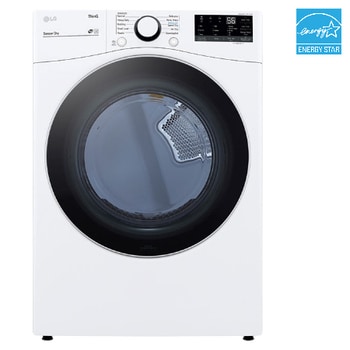 Front view of 7.4 cu.ft. Ultra Large Capacity Front Load Electric Dryer (DLE3600W)