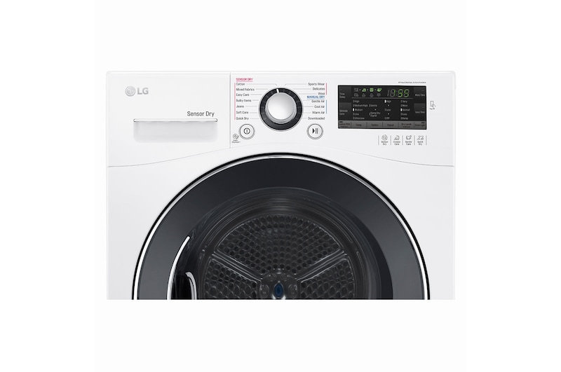 LG 4.2 cu.ft. Compact Electric Condensing Front Load Dryer, DLEC888W