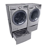 LG 7.4 cu.ft. Ultra Large Capacity Electric SteamDryer™ with NFC Tag on, DLEX3570V