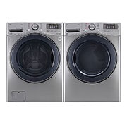 LG 7.4 cu.ft. Ultra Large Capacity Electric SteamDryer™ with NFC Tag on, DLEX3570V