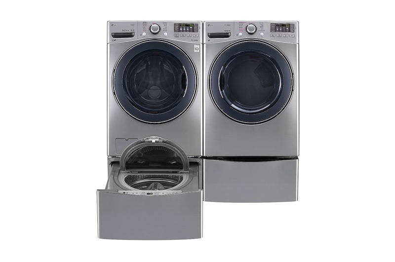LG 7.4 cu.ft. Ultra Large Capacity Electric SteamDryer™ with NFC Tag on, DLEX3570V
