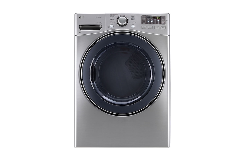 LG 7.4 cu.ft. Ultra Large Capacity Electric SteamDryer™ with NFC Tag on, DLEX3570V