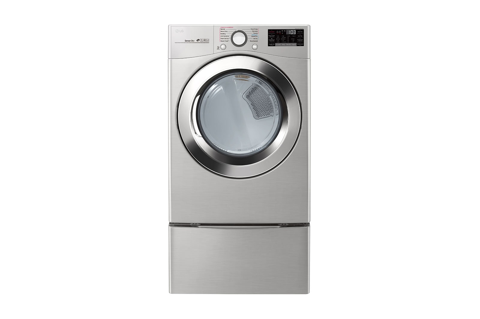LG 7.4 cu. ft. Ultra Large Capacity Smart Wi-Fi Enabled Electric Dryer, DLEX3700V