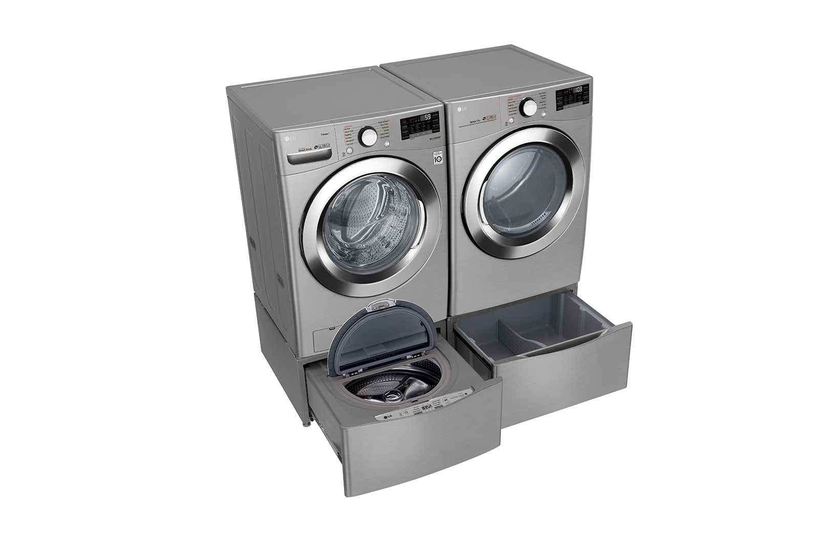 LG 7.4 cu. ft. Ultra Large Capacity Smart Wi-Fi Enabled Electric Dryer, DLEX3700V