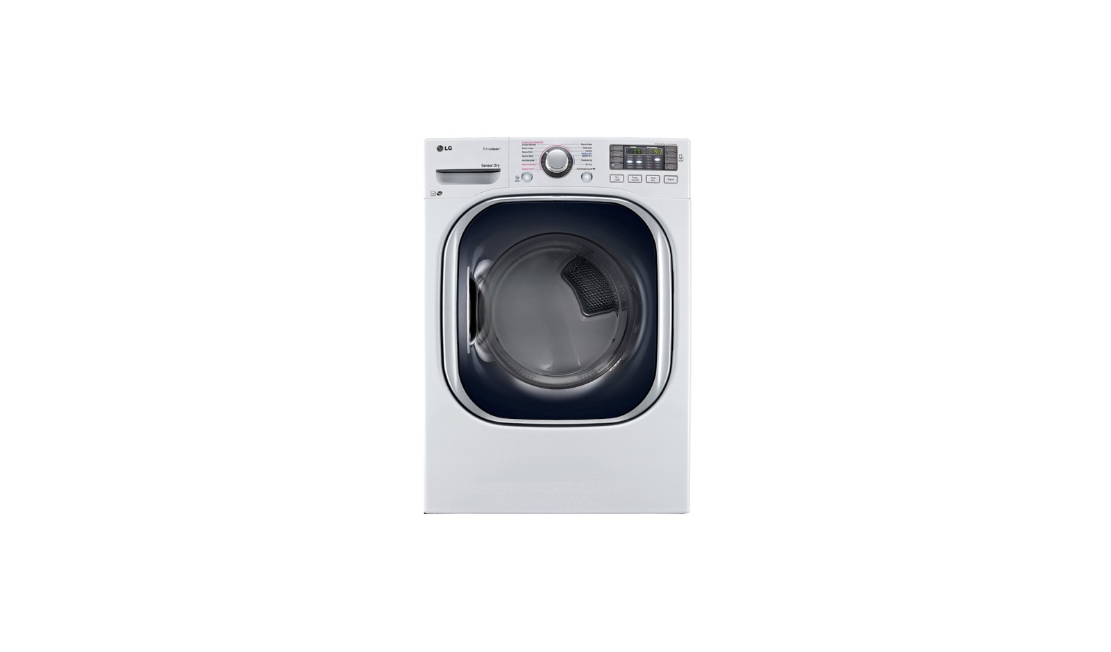 LG 7.4 cu. ft. Ultra Large Capacity SteamDryer™ w/ NFC Tag On, DLEX4270W