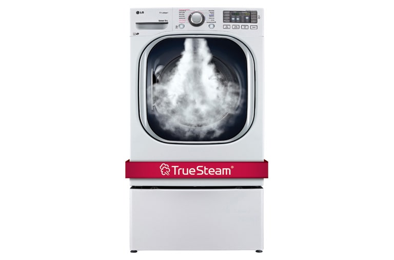 LG 7.4 cu. ft. Ultra Large Capacity SteamDryer™ w/ NFC Tag On, DLEX4270W