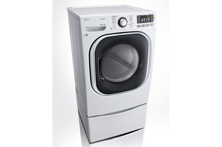 LG 7.4 cu. ft. Ultra Large Capacity SteamDryer™ w/ NFC Tag On, DLEX4270W
