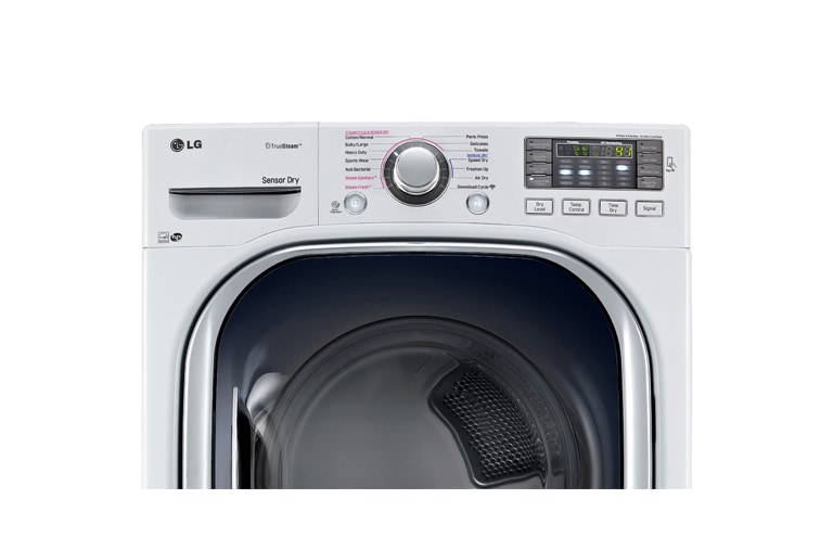 LG 7.4 cu. ft. Ultra Large Capacity SteamDryer™ w/ NFC Tag On, DLEX4270W