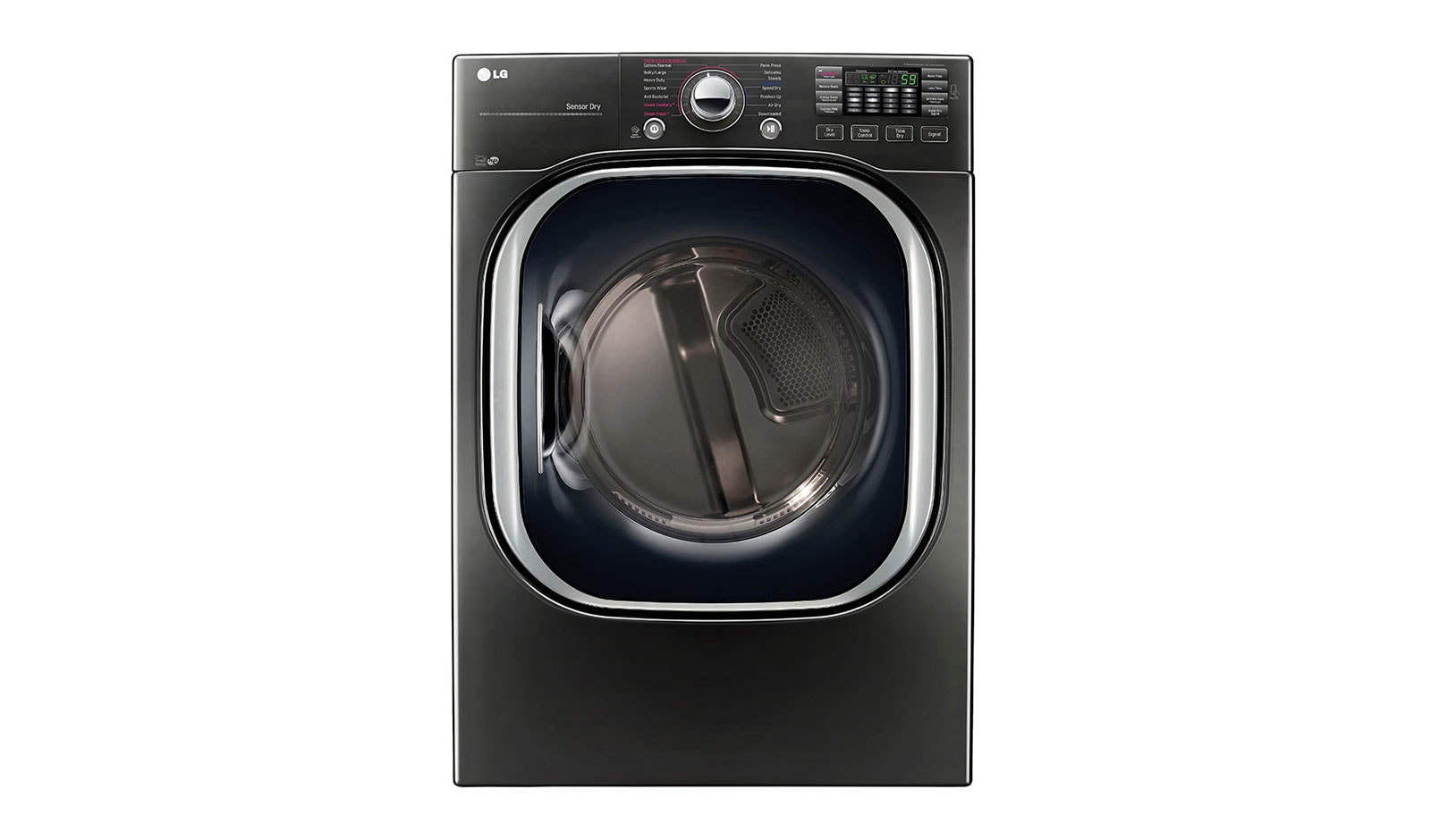 LG 7.4 cu.ft Front Load Dryer with TurboSteam™, DLEX4370K