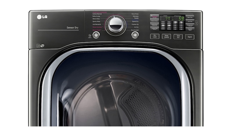 LG 7.4 cu.ft Front Load Dryer with TurboSteam™, DLEX4370K