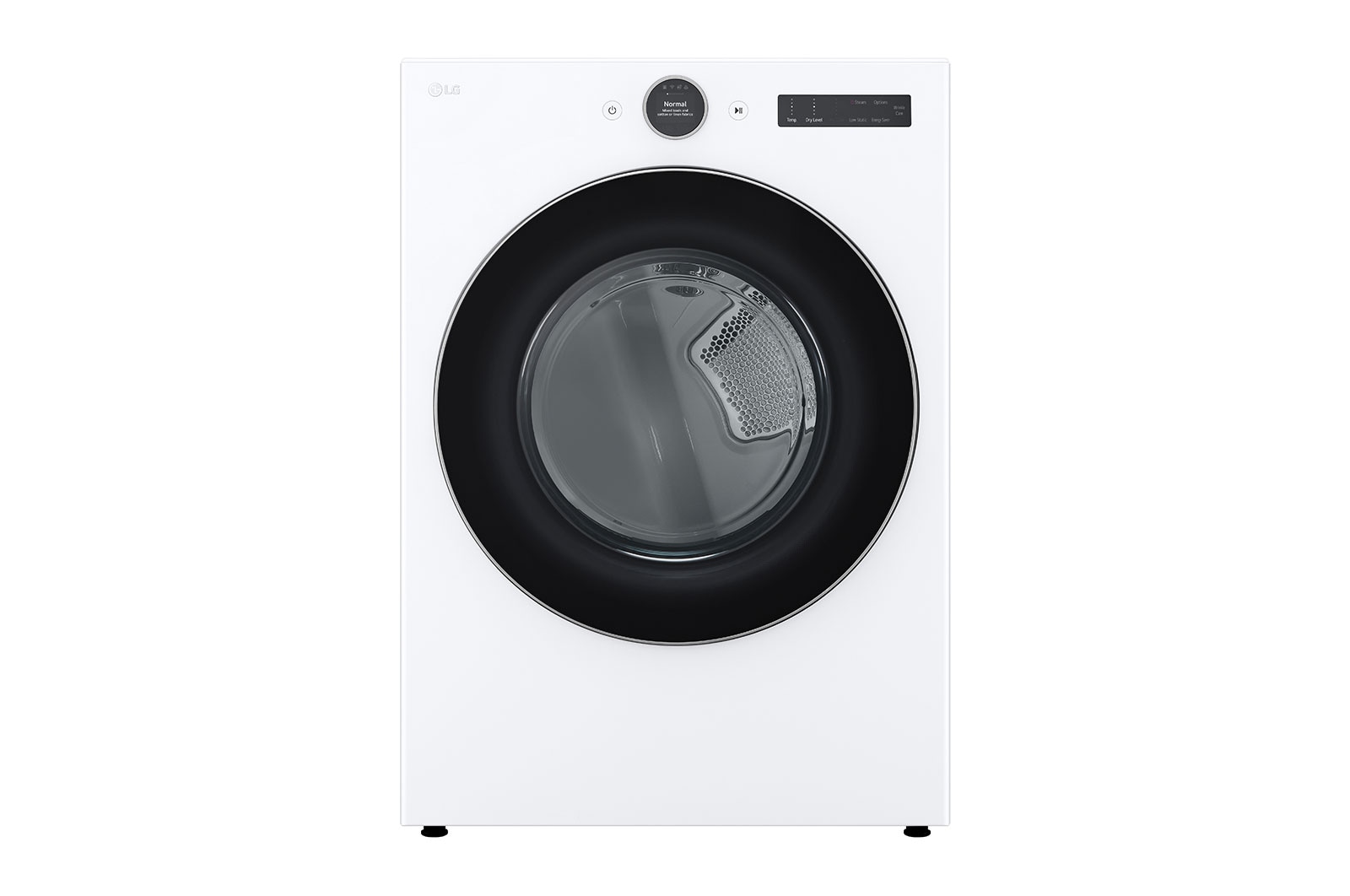 LG 7.4 cu. ft. Ultra Large Capacity Smart Front Load Electric ENERGY STAR<sup>®</sup> Dryer with Sensor Dry & Steam Technology, DLEX5500W