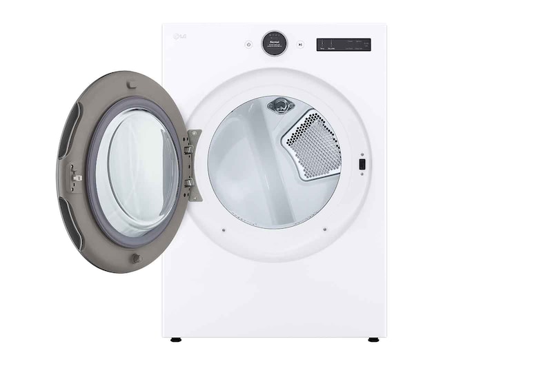 LG 7.4 cu. ft. Ultra Large Capacity Smart Front Load Electric ENERGY STAR<sup>®</sup> Dryer with Sensor Dry & Steam Technology, DLEX5500W