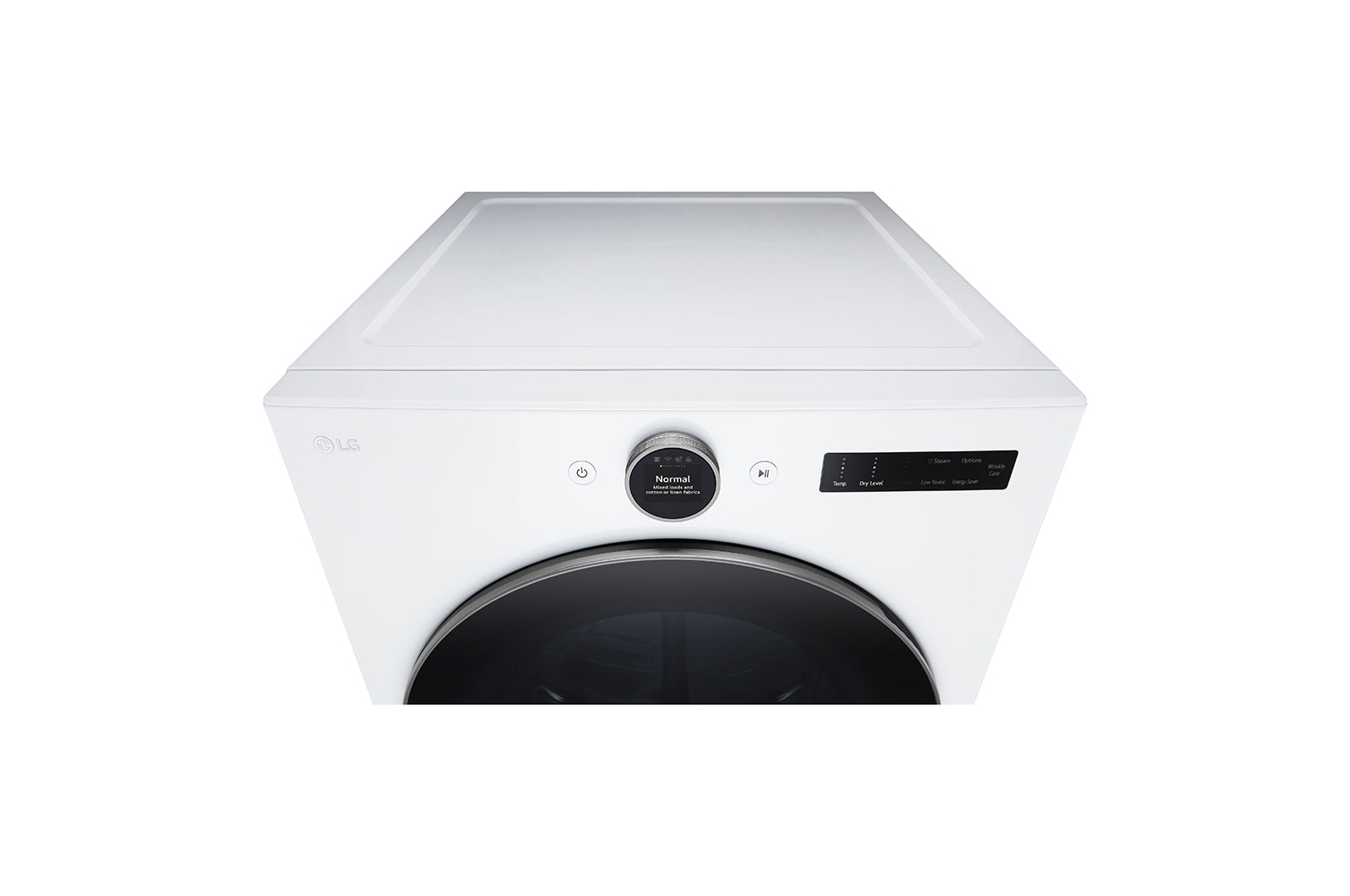 LG 7.4 cu. ft. Ultra Large Capacity Smart Front Load Electric ENERGY STAR<sup>®</sup> Dryer with Sensor Dry & Steam Technology, DLEX5500W