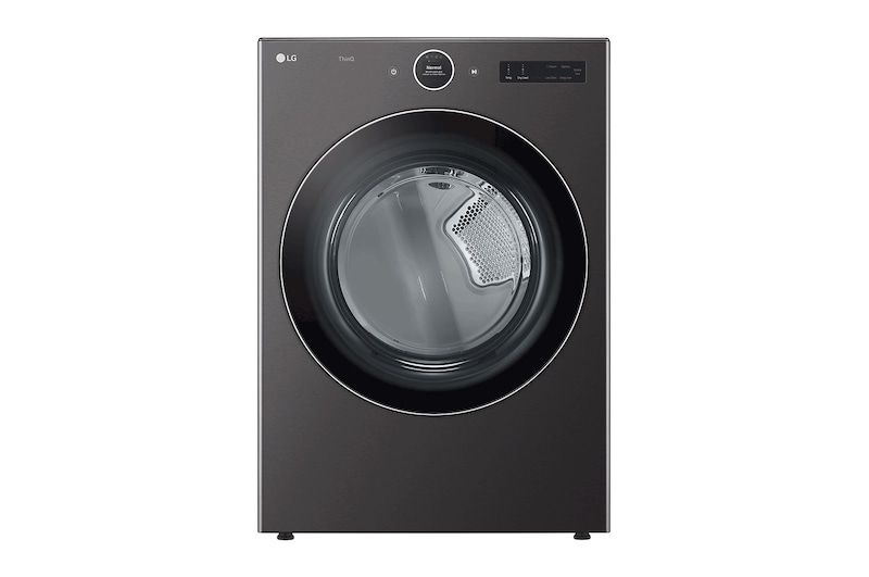 Front view of LG 7.4 cu.ft. Ultra Large Capacity Electric Dryer