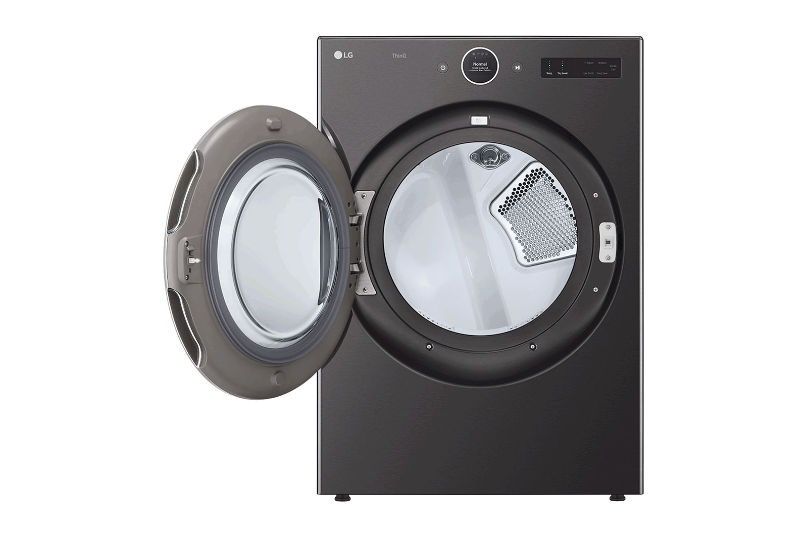 LG 7.4 cu. ft. Ultra Large Capacity Smart Front Load Dryer with Built-In Intelligence & TurboSteam®, DLEX6700B