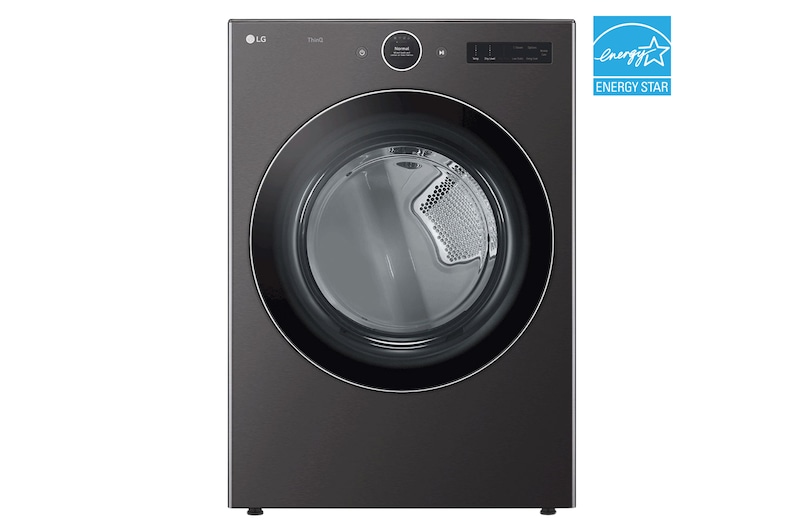 Front view of 7.4 cu. ft. Electric Dryer with TurboSteam®, AI Sensor Dry®, WiFi DLEX6700B