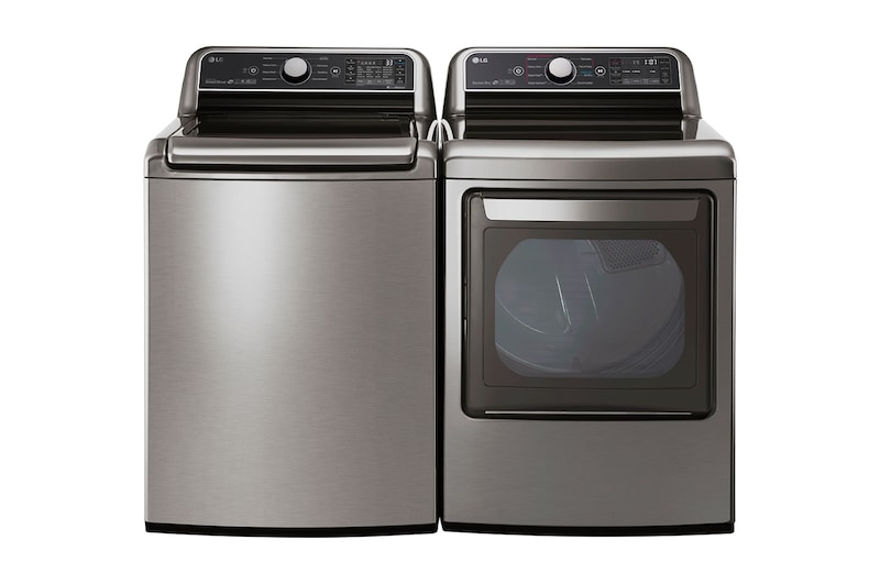 LG 7.3 cu.ft. Super Capacity Dryer with EasyLoad™ dual-opening door, DLEX7300VE