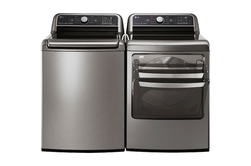 LG 7.3 cu.ft. Super Capacity Dryer with EasyLoad™ dual-opening door, DLEX7300VE