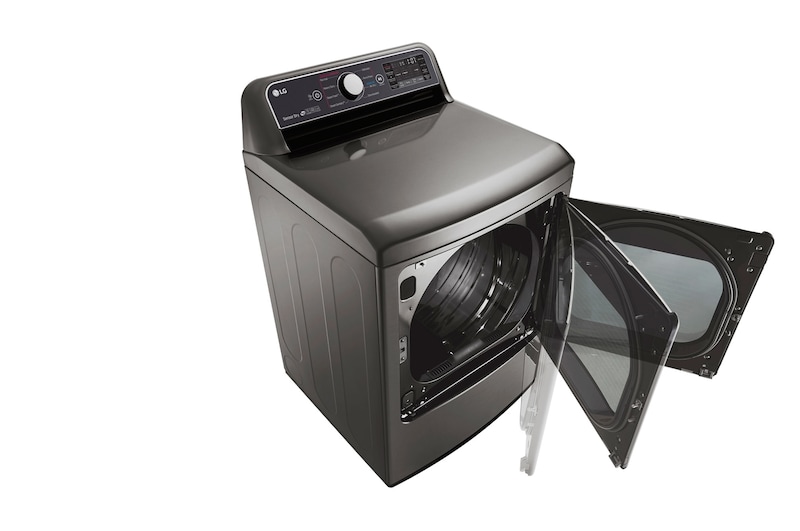 LG 7.3 cu.ft. Super Capacity Dryer with EasyLoad™ dual-opening door, DLEX7300VE