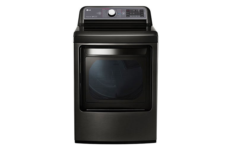 LG 7.3. cu. ft. TurboSteam™ Dryer with EasyLoad™ Dual-opening Door, DLEX7600KE