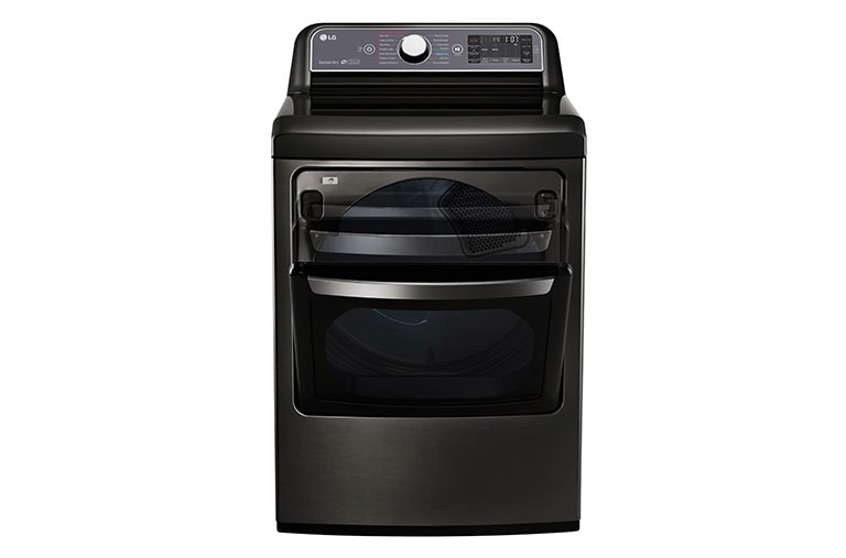 LG 7.3. cu. ft. TurboSteam™ Dryer with EasyLoad™ Dual-opening Door, DLEX7600KE