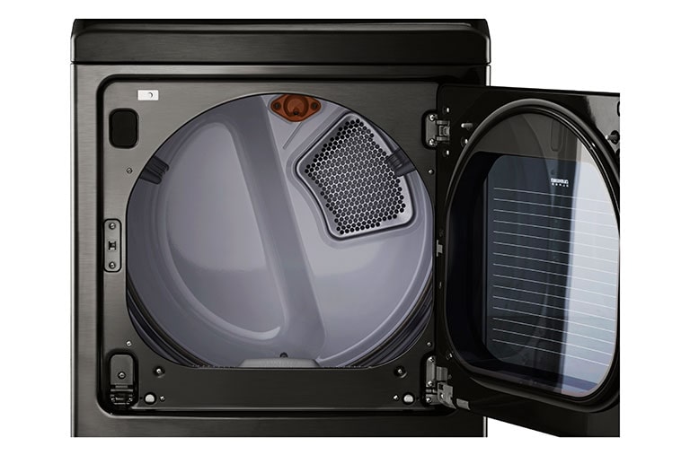 LG 7.3. cu. ft. TurboSteam™ Dryer with EasyLoad™ Dual-opening Door, DLEX7600KE