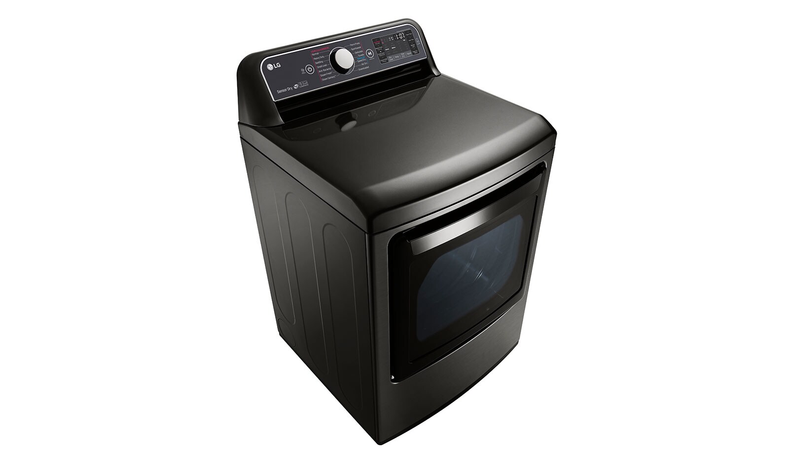 LG 7.3. cu. ft. TurboSteam™ Dryer with EasyLoad™ Dual-opening Door, DLEX7600KE