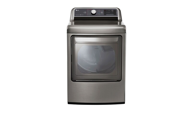 LG 7.3. cu. ft. TurboSteam™ Dryer with EasyLoad™ Dual-opening Door, DLEX7600VE