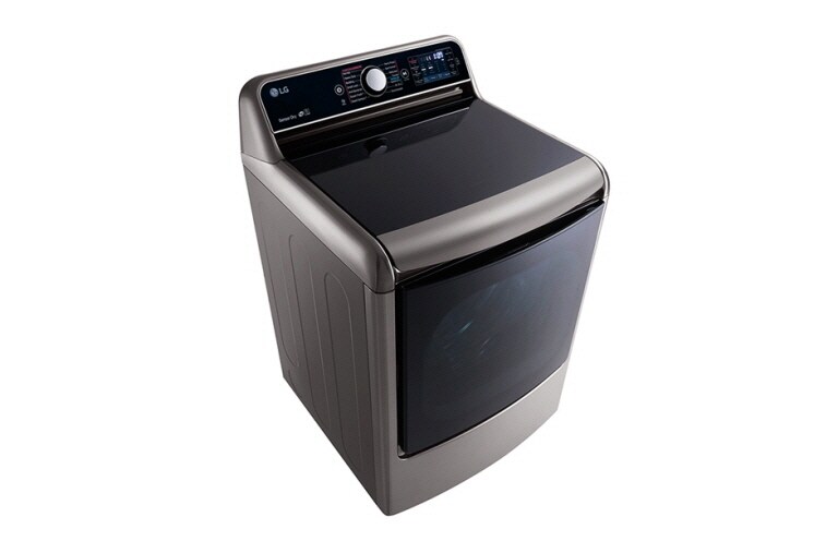 LG 9.0 cu.ft. MEGA Capacity TurboSteam Dryer with EasyLoad™ Door, DLEX7700VE