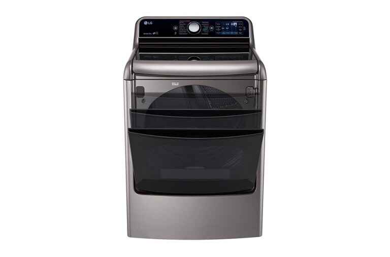 LG 9.0 cu.ft. MEGA Capacity TurboSteam Dryer with EasyLoad™ Door, DLEX7700VE