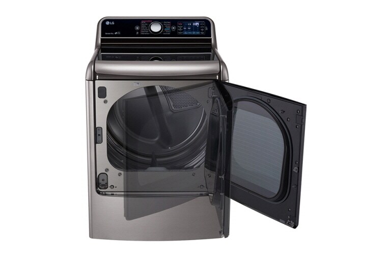 LG 9.0 cu.ft. MEGA Capacity TurboSteam Dryer with EasyLoad™ Door, DLEX7700VE