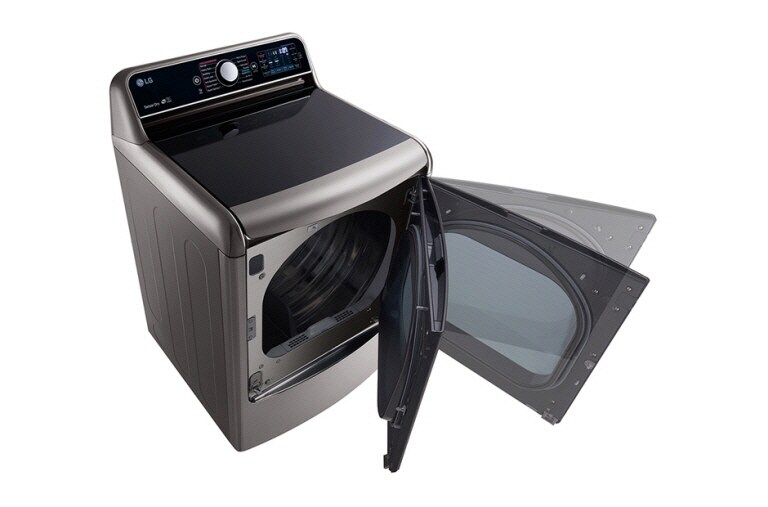 LG 9.0 cu.ft. MEGA Capacity TurboSteam Dryer with EasyLoad™ Door, DLEX7700VE