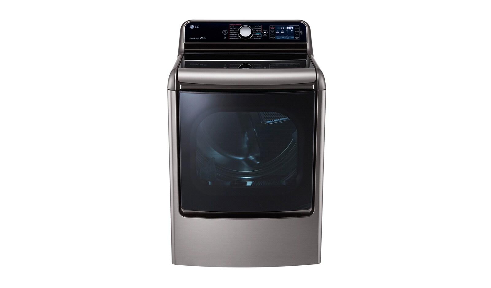 LG 9.0 cu.ft. MEGA Capacity TurboSteam Dryer with EasyLoad™ Door, DLEX7700VE