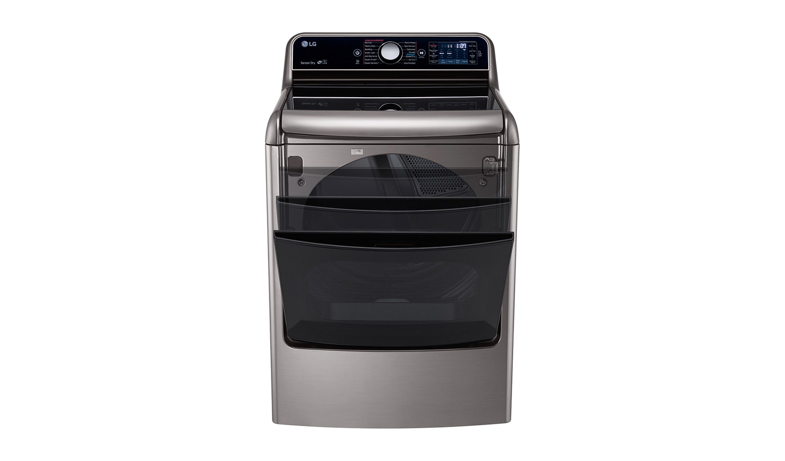 LG 9.0 cu.ft. MEGA Capacity TurboSteam Dryer with EasyLoad™ Door, DLEX7700VE