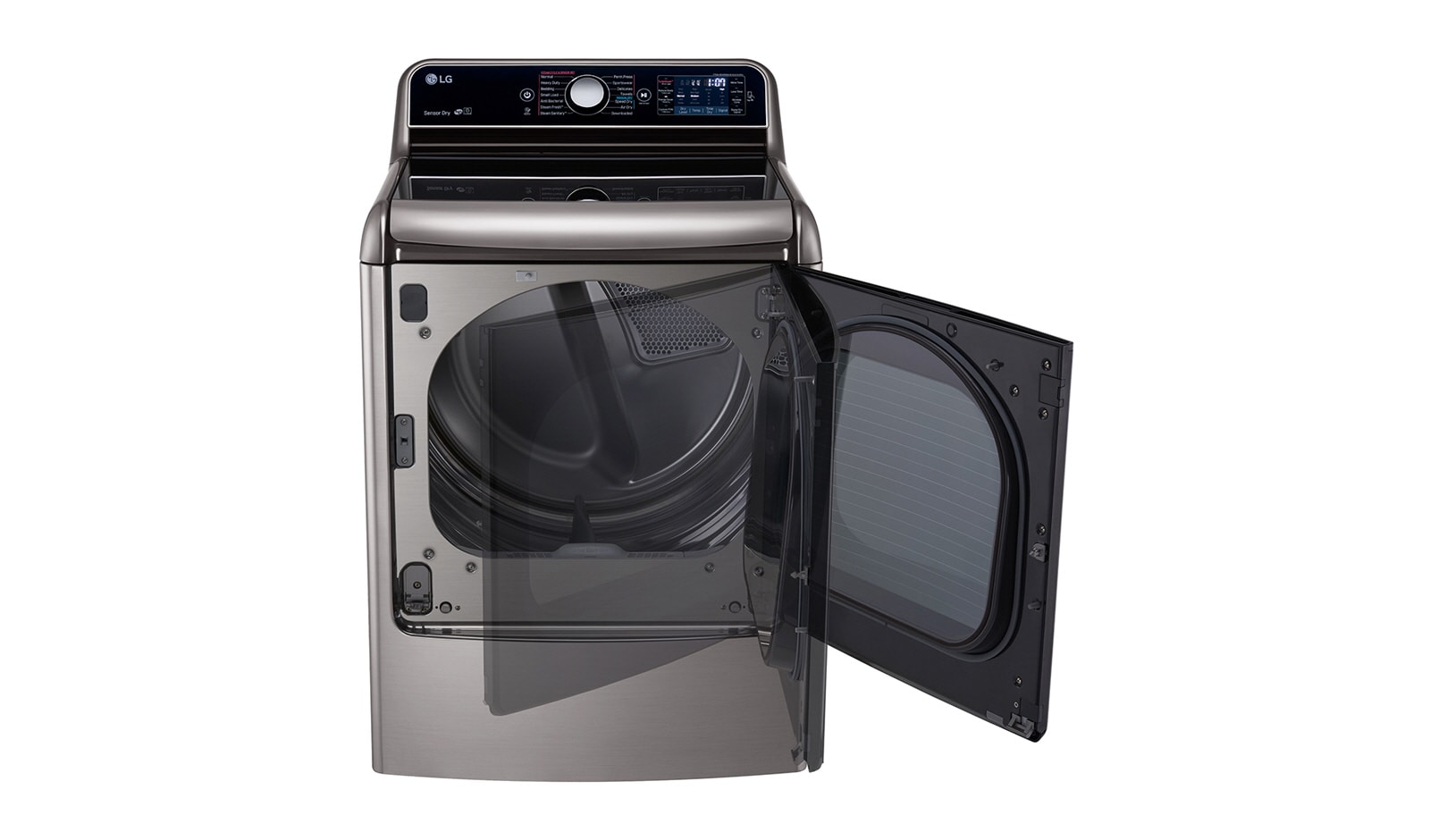 LG 9.0 cu.ft. MEGA Capacity TurboSteam Dryer with EasyLoad™ Door, DLEX7700VE