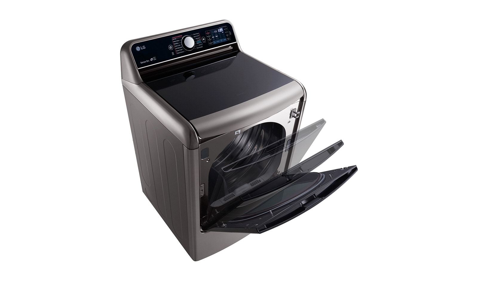 LG 9.0 cu.ft. MEGA Capacity TurboSteam Dryer with EasyLoad™ Door, DLEX7700VE