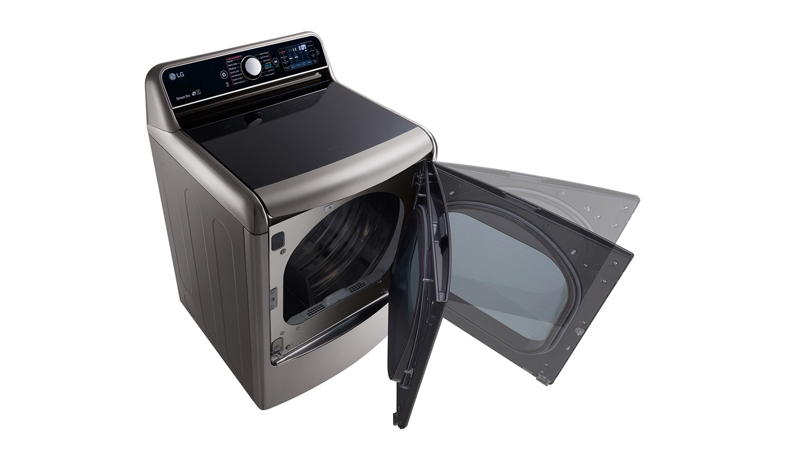 LG 9.0 cu.ft. MEGA Capacity TurboSteam Dryer with EasyLoad™ Door, DLEX7700VE