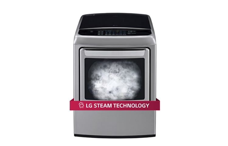 LG 7.3 cu.ft. Ultra Large Capacity Electric SteamDryer™ with Steam Technology, DLEY1701V