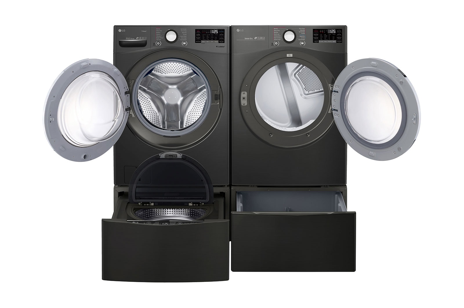 LG 7.4 cu.ft. Smart Wi-Fi Enabled Gas Dryer with TurboSteam™, DLGX3901B