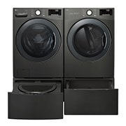 LG 7.4 cu.ft. Smart Wi-Fi Enabled Gas Dryer with TurboSteam™, DLGX3901B