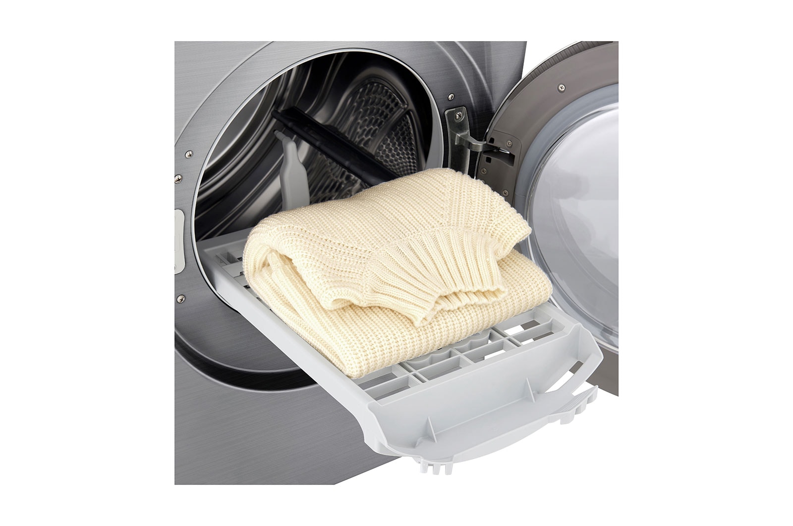LG 4.2 cu. ft. Capacity Heat Pump Dryer, DLHC1455V