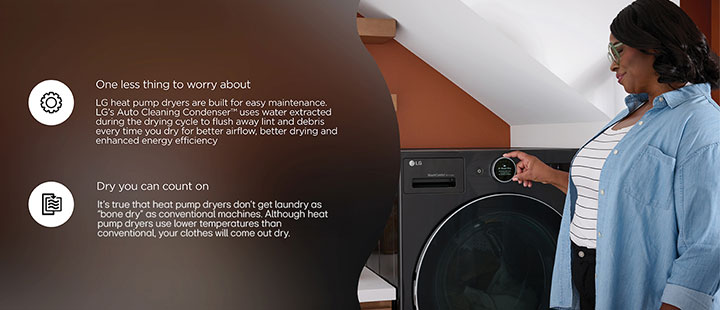 More reasons to trust LG heat pump dryers